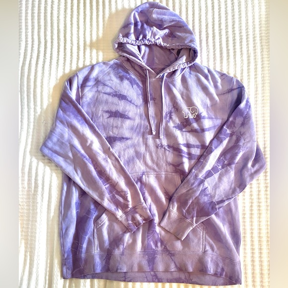 ivory ella Tops - XXL Purple Tie Dye Hoodie